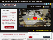 Tablet Screenshot of nastyperformance.com